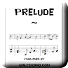 Button for purchasing the sheet music of Prelude for $0.00