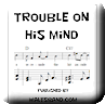 Button for purchasing the sheet music of Trouble On His Mind for $5.45
