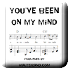 Button for purchasing the sheet music of You’ve Been On My Mind for $5.45