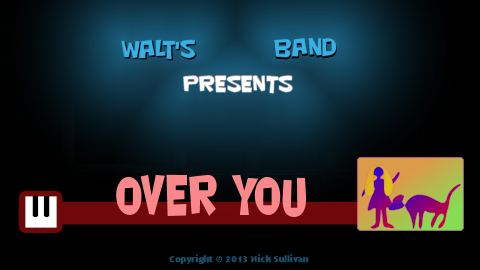 The title image of the video for Nick Sullivan's song 'Over You'