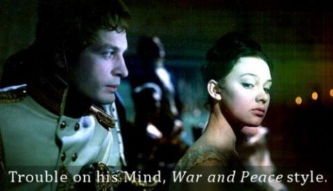 Trouble on his Mind, "War and Peace" style