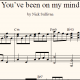 You've Been On My Mind sheet music (detail)