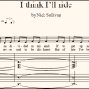 I Think I'll Ride sheet music (detail)